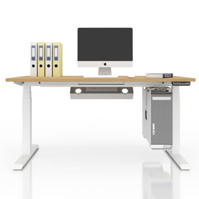 工程款2BF3A 双电机 电动升降桌 带桌面