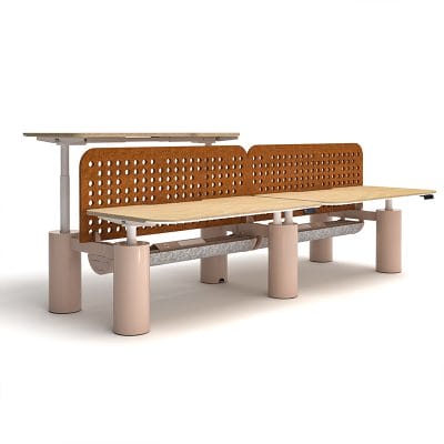 KID-01 6腿 电动升降桌 带桌面